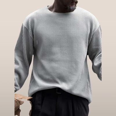 Jowan - Stylish Ribbed Sweater Men