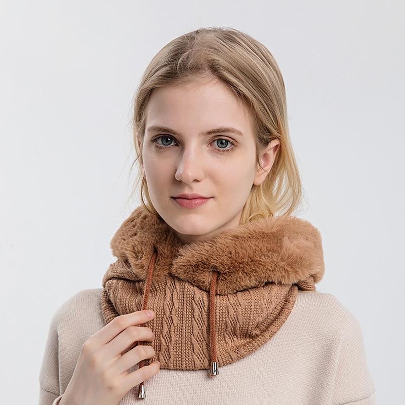 Milora - Knusse Sjaal met kap voor Vrouwen