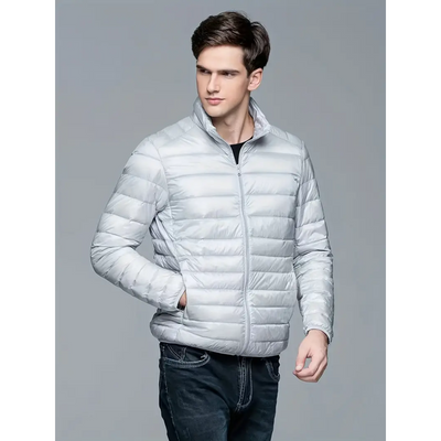 Kees - Lightweight warm jacket with zipper and stand-up collar