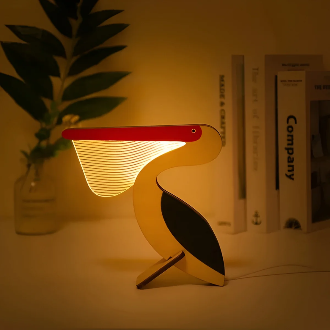 Novian – Nordic Wooden Animal LED Table Lamp 1 Light