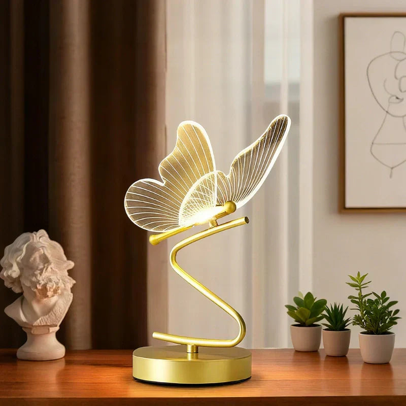 Veliora - Butterfly Wings Table Lamp
