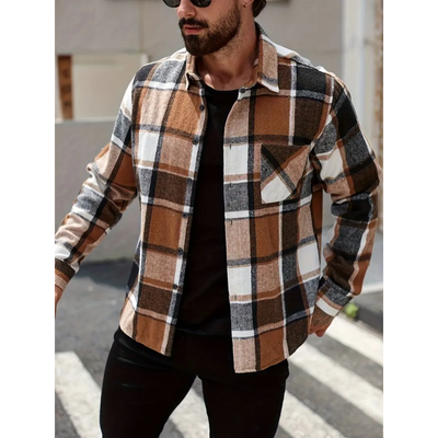 Gerard - Fleece checked vest