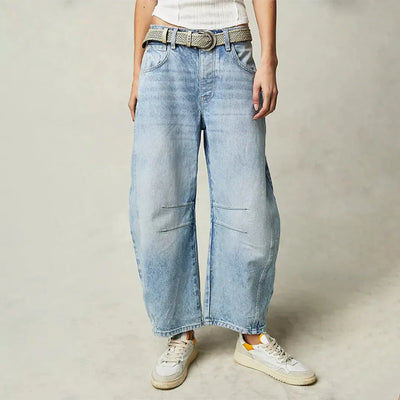 Sovyn - Stijlvolle Wijde Jeans voor Vrouwen