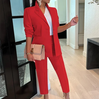 Brinna Blazerset | Verfijnde stijl en veelzijdige elegantie