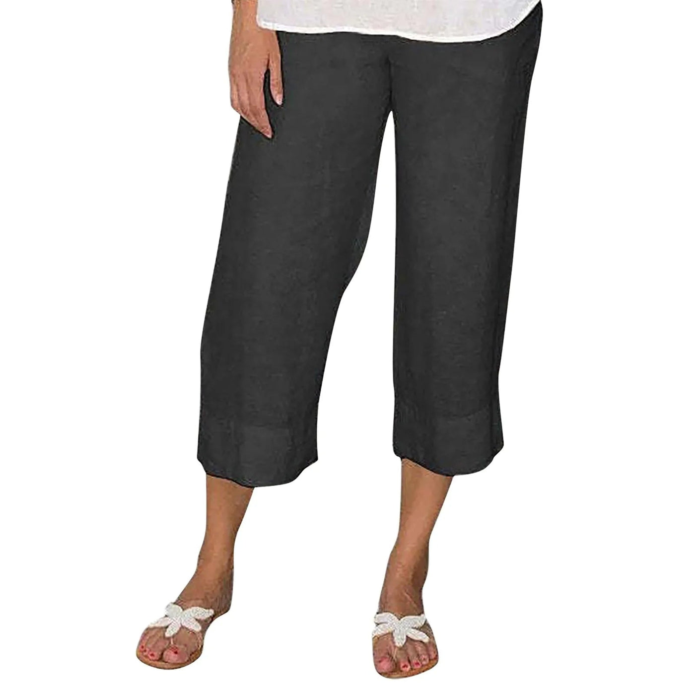 Quai | Casual linnen broek