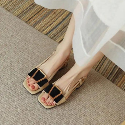 Eva - block heel sandals with buckle