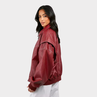 Elina - Oversized Bomber Jacket