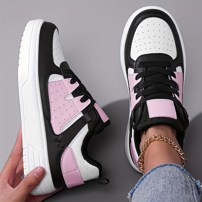 Joyce | Casual women's sneakers with color block and soft sole