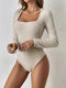 Sophie | Body trui met vierkante hals
