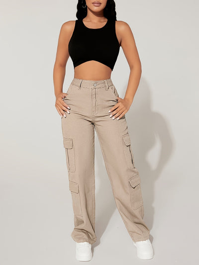 Pien | Rechte jeans met klepzakken