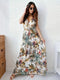 Caitlin - casual boho maxi-jurk met trekkoord
