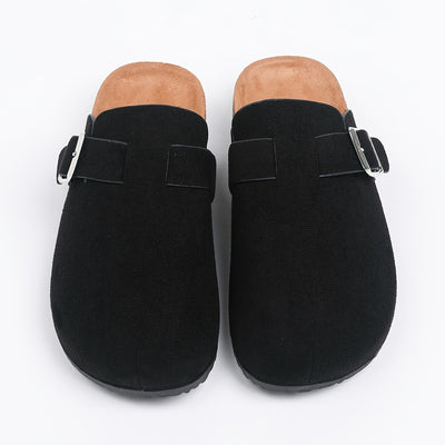 Sarah | Trendy platte muiltjes met gespsluiting