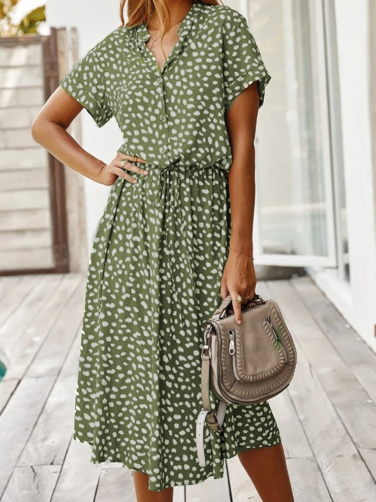 Stijlvolle damesjurk die elegantie en comfort combineert
