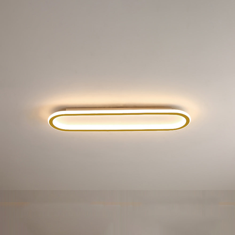 Avelon – Rectangular Ceiling Light Black & Gold for Bedroom/Living Room