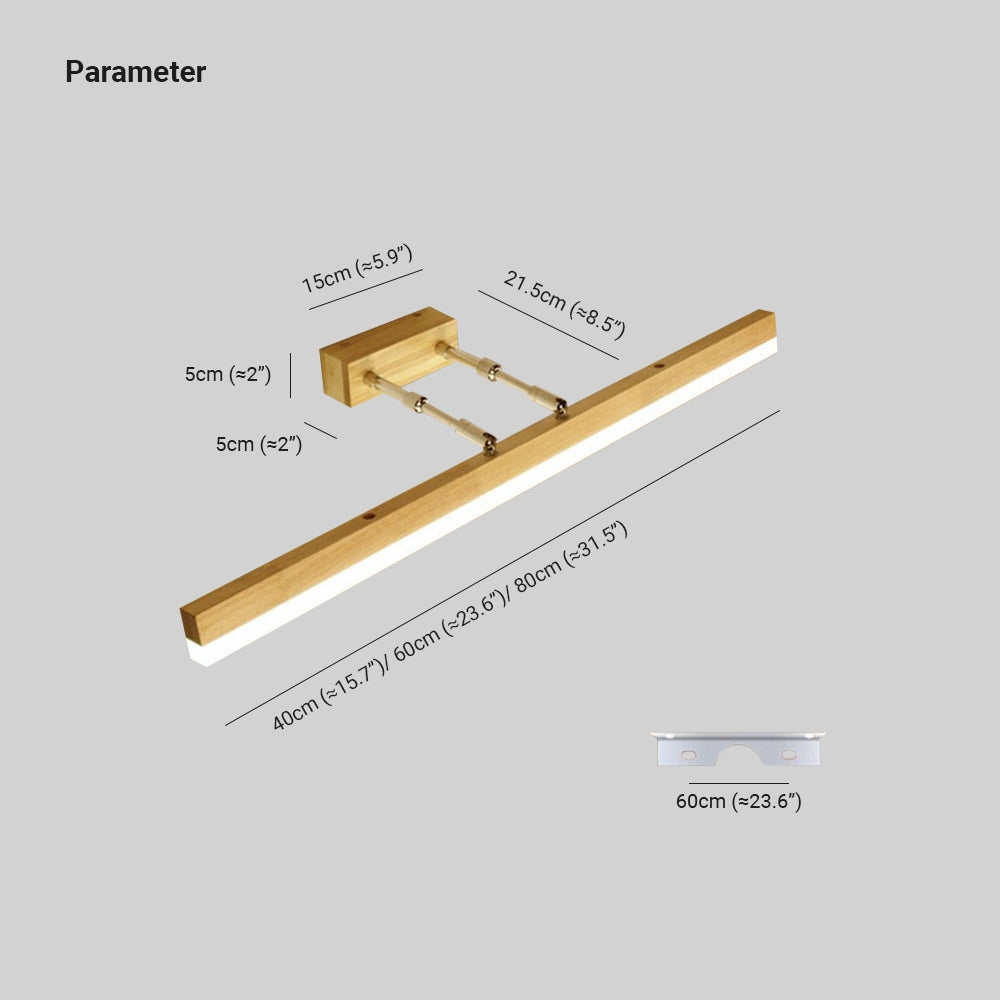 Elysium – Classic Wall Light with Metal and Wood Design