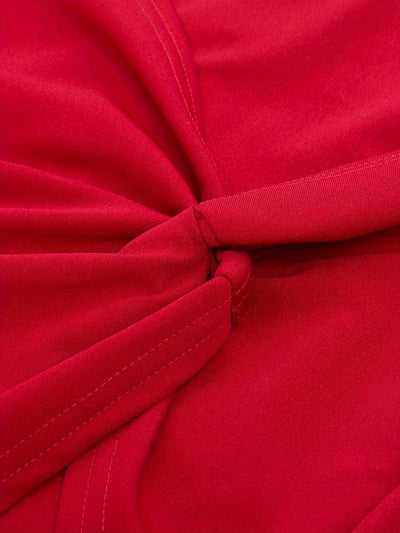 Emma | Sturdy skirt with a twisted front and wrap hem