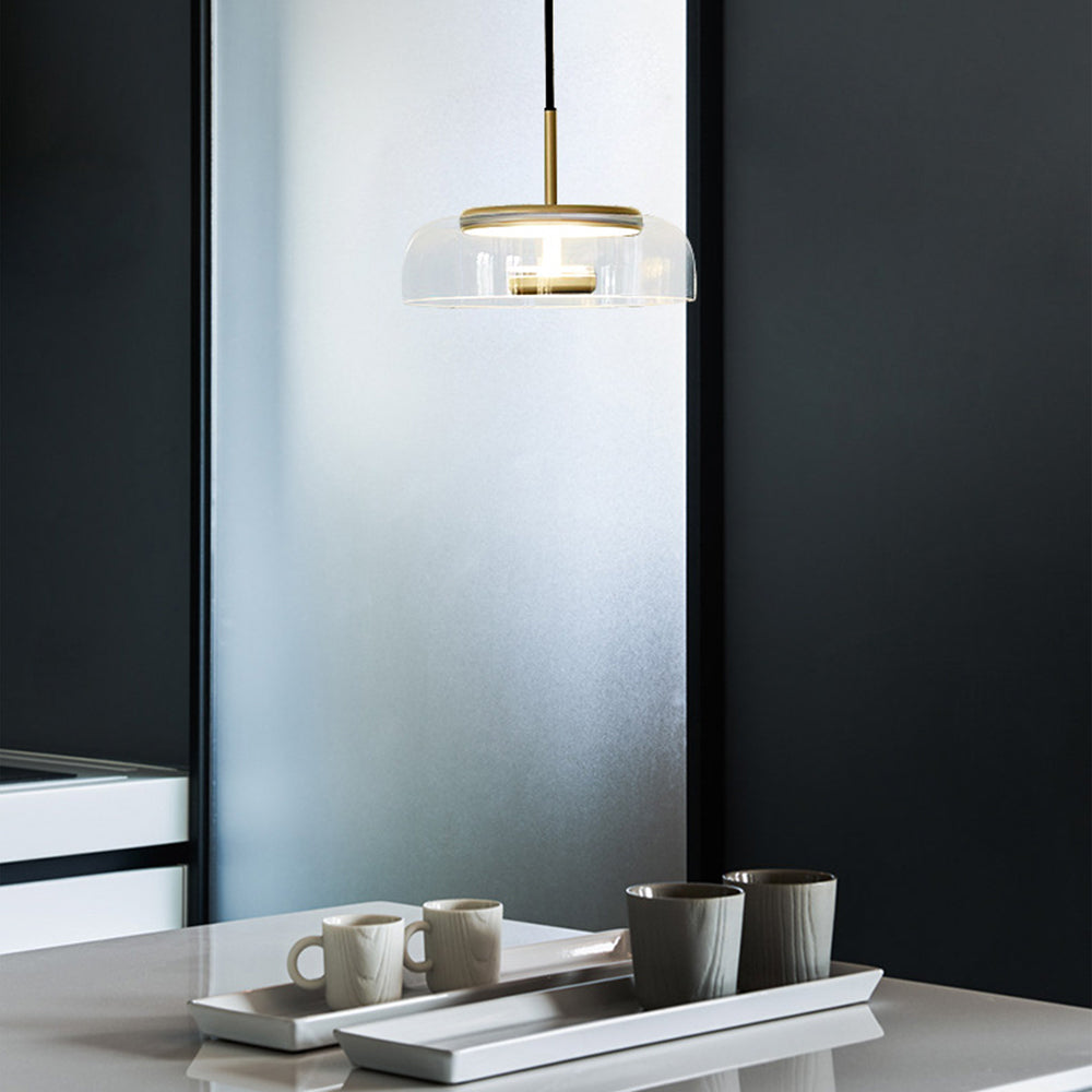Orlenra - Glass LED Pendant Light for Dining Room