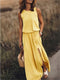Zomerse Eendelige Maxi Jurk voor Dames