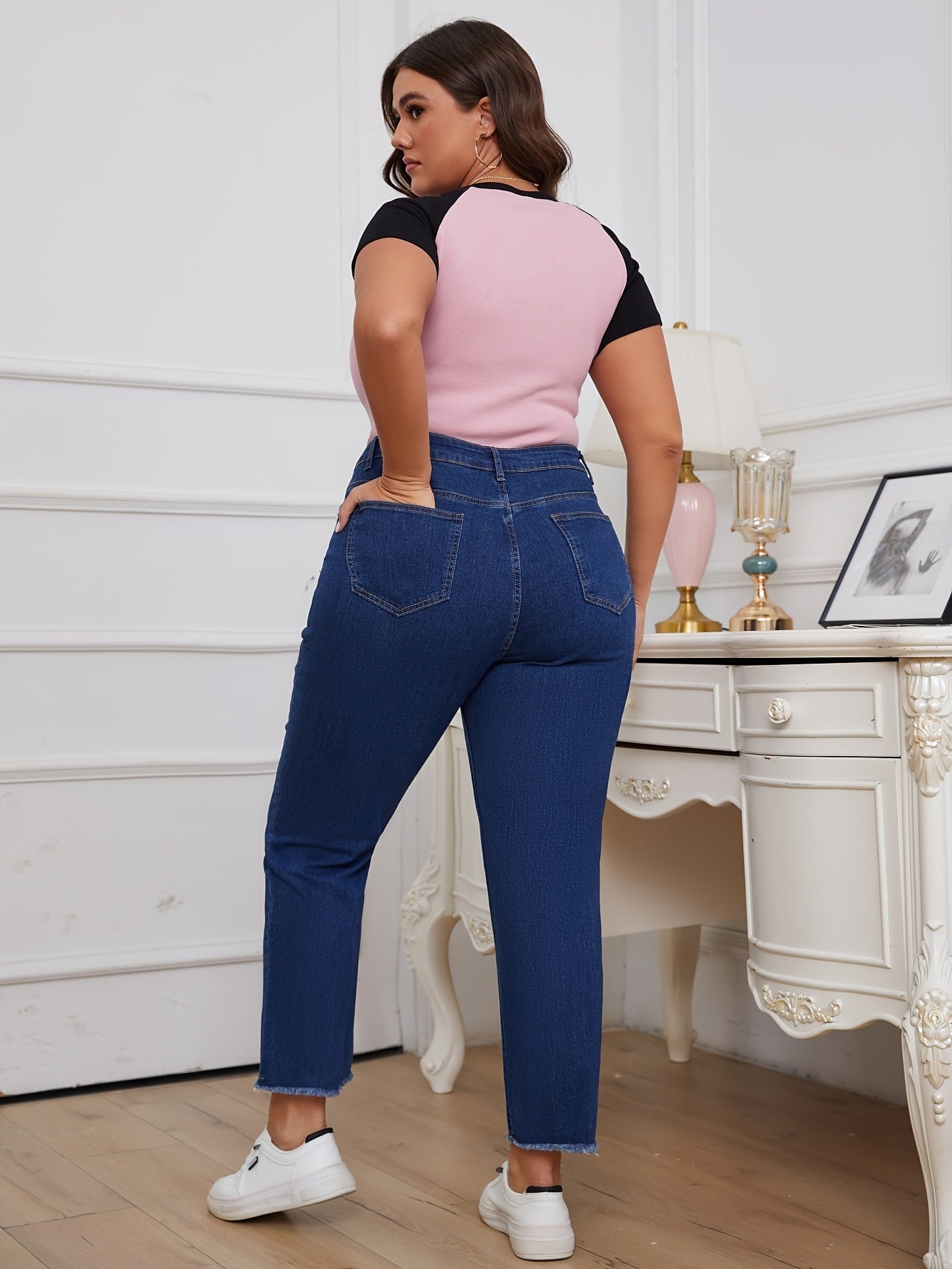 Lotte | Plain plus size jeans