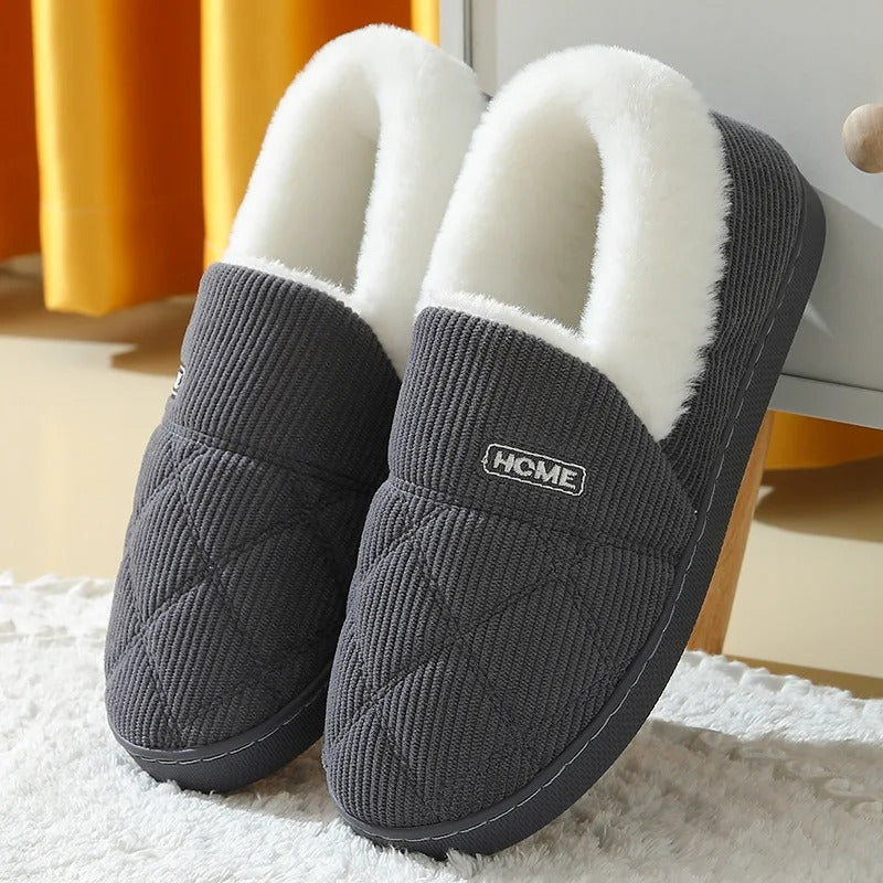 Mila | Warme dames pantoffels met dikke voering・Compact en comfortabel
