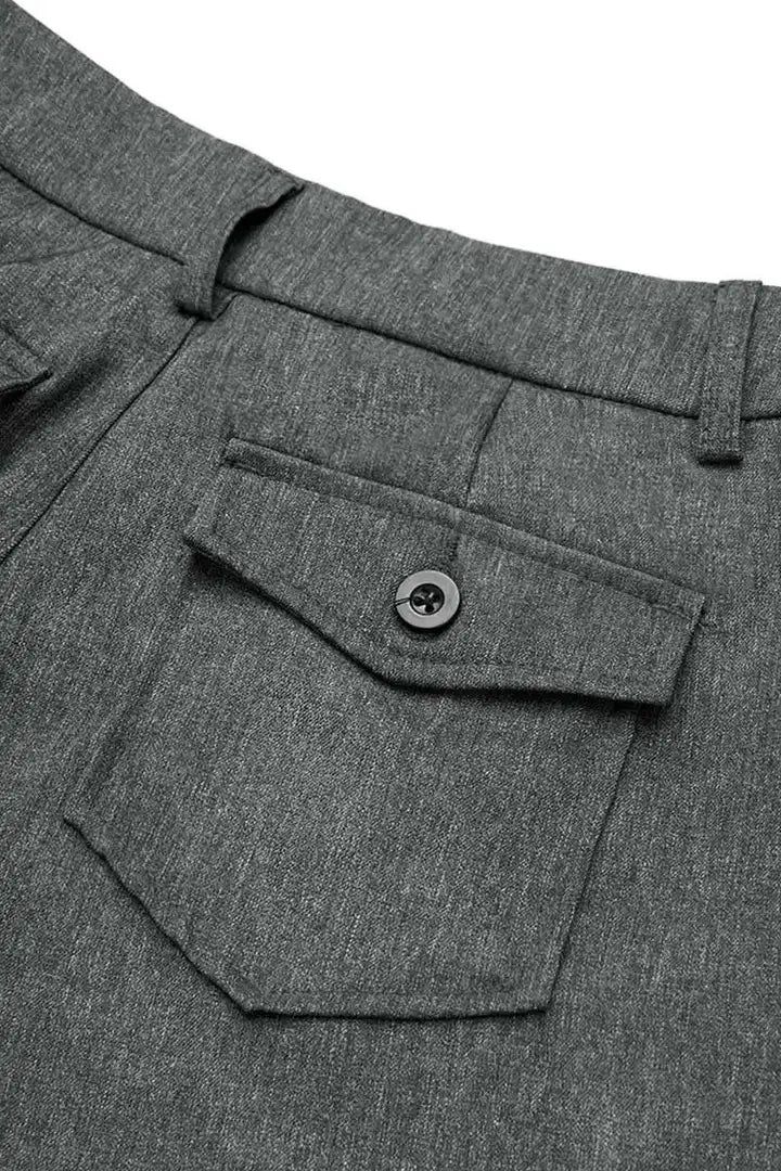 Franchesca - Elegant Button Trousers for Women