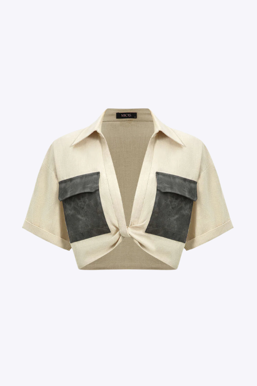 Tilly - Uniek Patchwork Ontwerp Dames Korte Mouwen Shirt