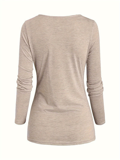 Lotte | Plain knitted top with turtleneck and ruffles