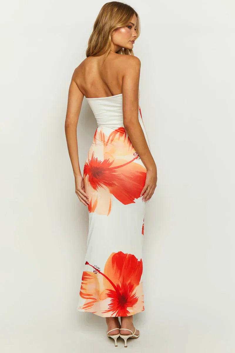 Blossom Elegance - Maxi Jurk
