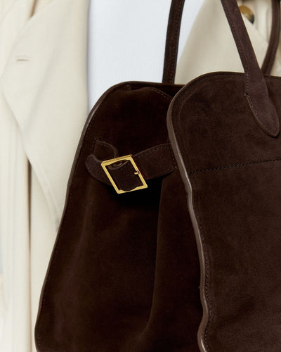Amelise - Suede Structured Tote