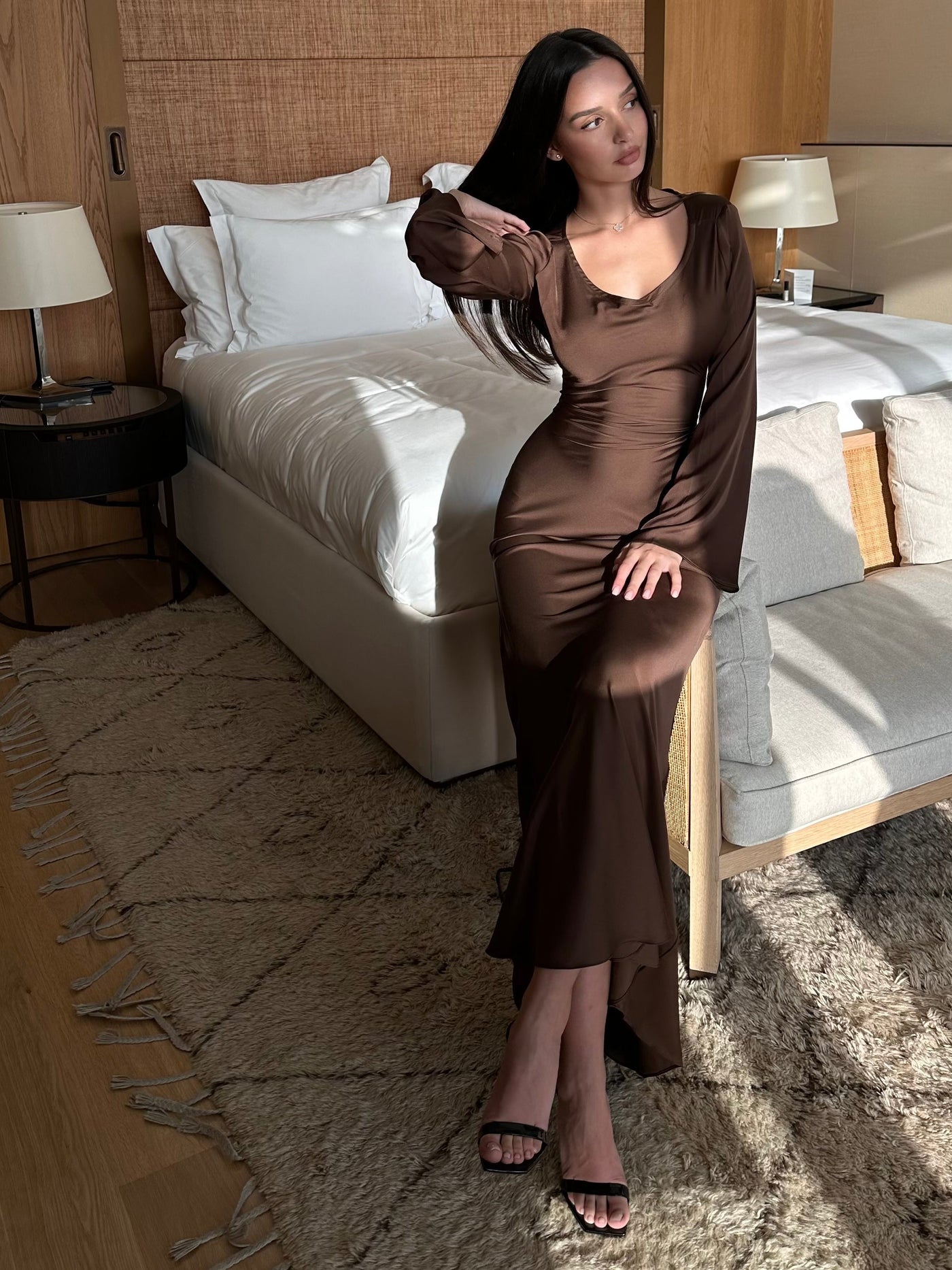 Merliah - Lange Mouwen Gown Voor Dames - Klassiek & Tijdloos