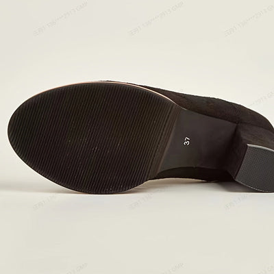 Luna | Elegant women's pumps with chunky heel