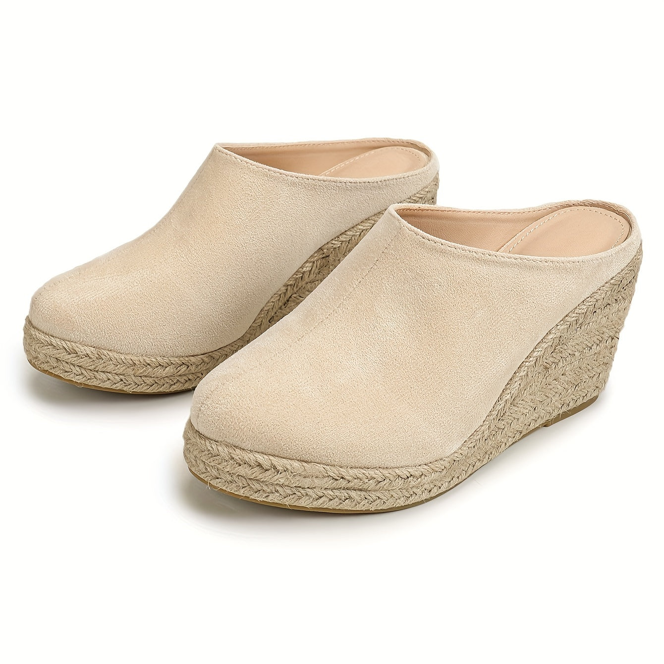Luna | Comfortable backless espadrille heels