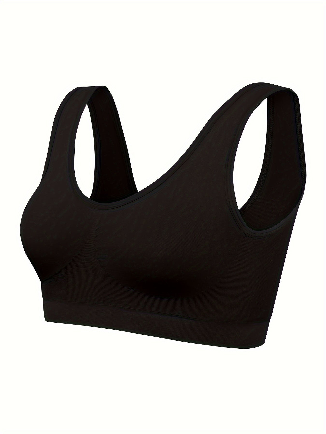 Sophie | Set van 3 effen tanktops & naadloze sport-bh