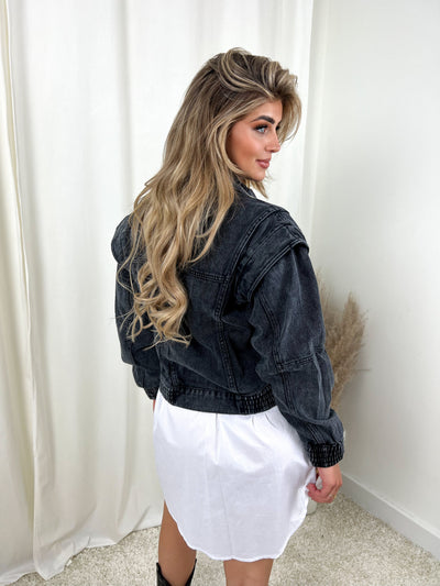 Minxie - DenimJack Zwart