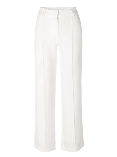 Flared Broek Dames High Waisted – Uitlopende Stretchbroek met Naden