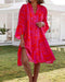 Bryanna - stijlvolle losse zomerjurk met V-hals