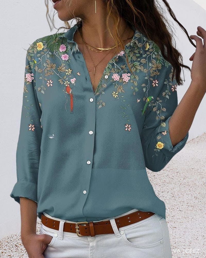 Isabeau - Floral Print Blouse