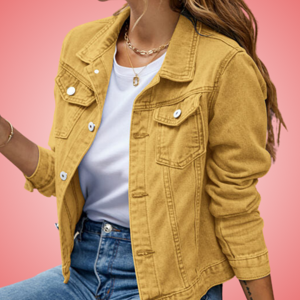 Zaira – Trendy Korte Denim Jas | Must-Have voor Elke Garderobe