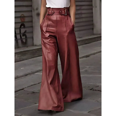 Livia | Stylish High-Waisted Wide Leg Pants for Women