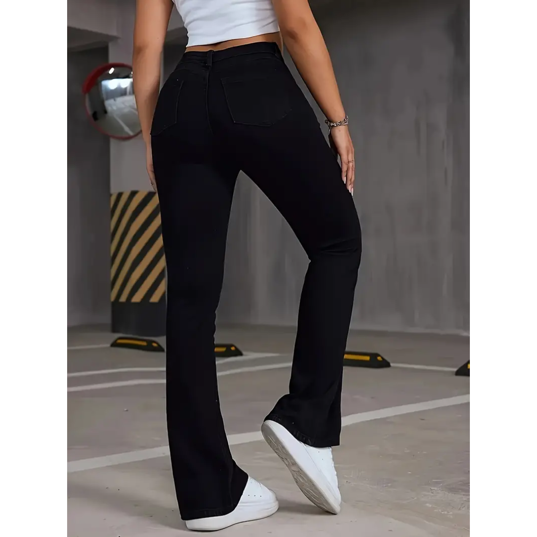 Johanna - High-waisted elastic pants