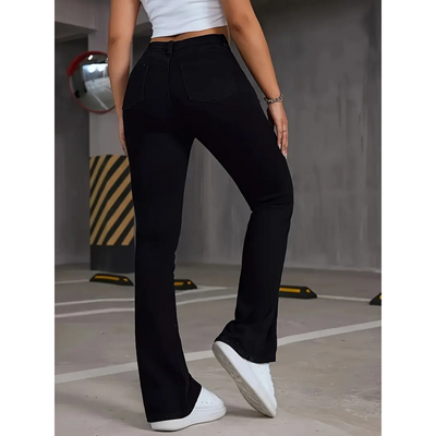 Johanna - High-waisted elastic pants