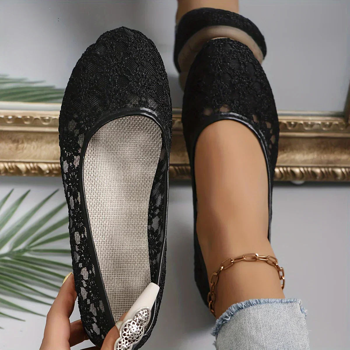 Bloemen Schoenen