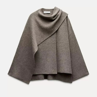 Warme wollen jas voor dames