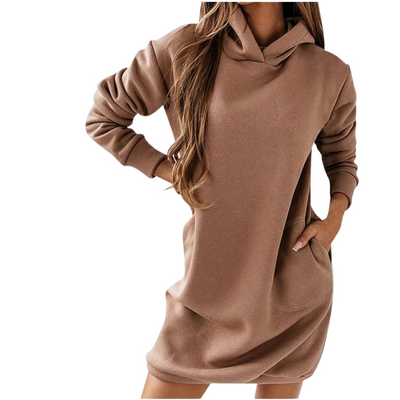 TESS - Jurk met capuchon