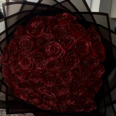 Glinsterende rozen in eeuwige bloei