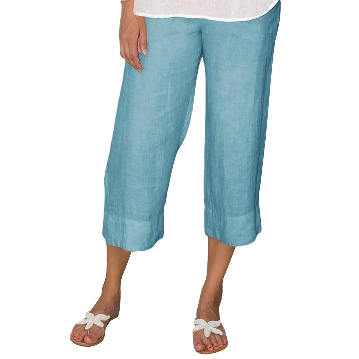 Quai | Casual linnen broek