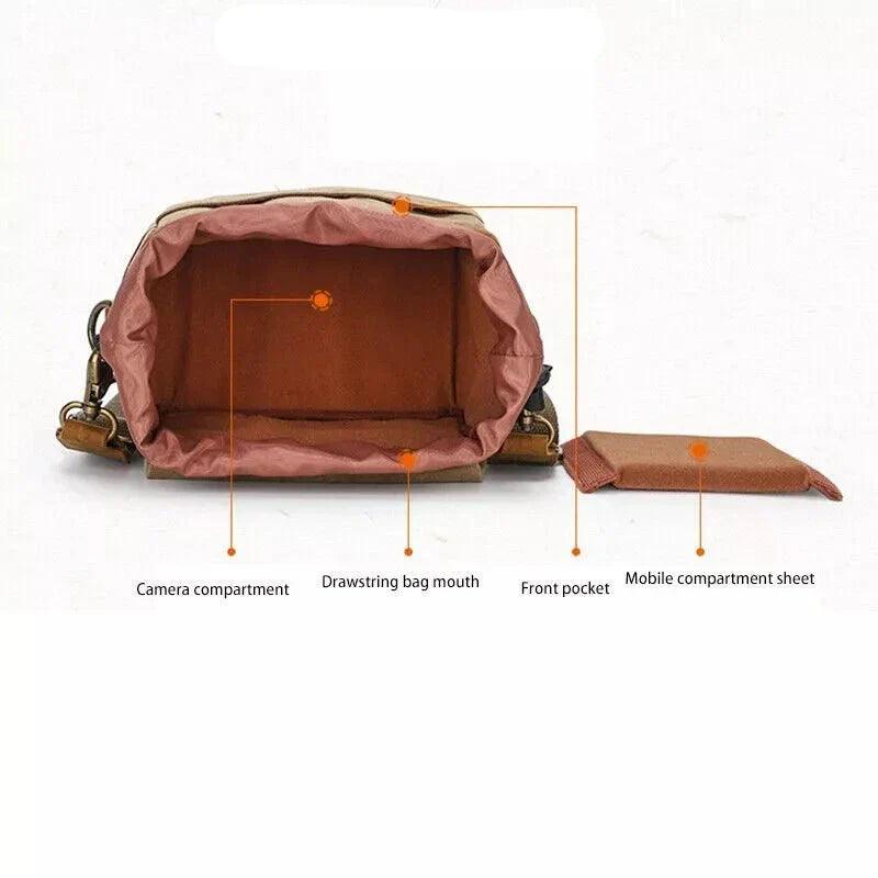 CanvasCaddy - Vintage Canvas DSLR Cameratas