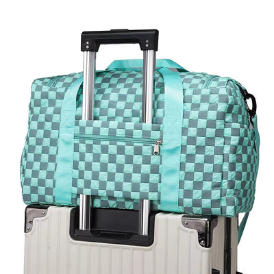 TrailBoard - Grote Duffelbag met Ruitpatroon voor Weekenders