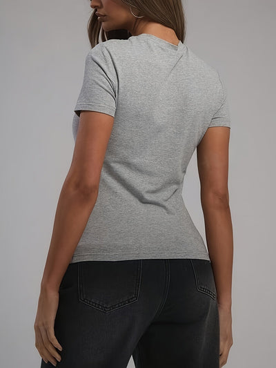 Lotte | Casual dames T-shirt met hondprint