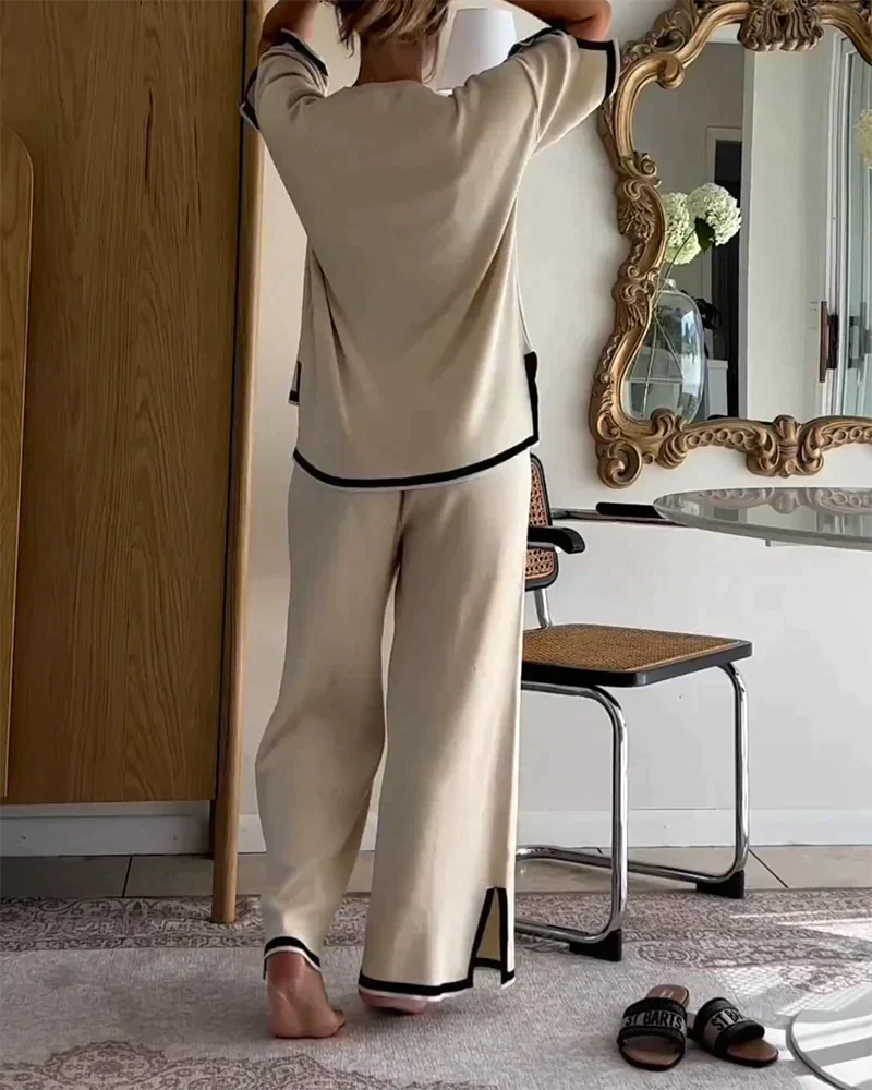 Zenith - Comfortabele Top en Broek Set voor Vrouwen